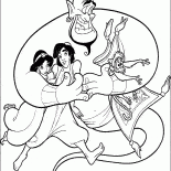 Ginny, Aladdin e Jasmine