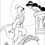 Aladdin sul tappeto
