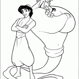 Aladdin e magica Genie