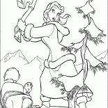 Belle trovò un albero di Natale