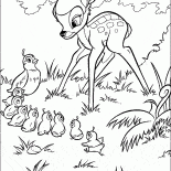 Bambi e uccelli