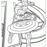 Capitan America in azione