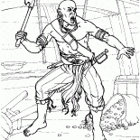 Pirata con unascia