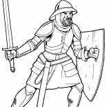 Cavaliere in armatura leggera