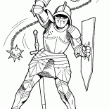 Cavaliere con mazza
