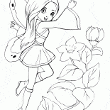 Fata con una bacchetta magica