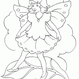 Elf ragazza che balla