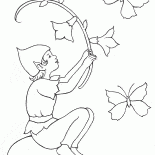 Elfo giocare con campane