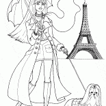 Ragazza a Parigi
