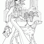 Ragazza in città