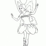 Winged barbie vola