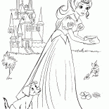 Principessa nutre il cucciolo