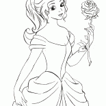 Principessa tiene una rosa