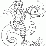 Sirena e cavalluccio marino