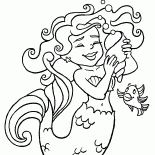 Sirena con conchiglia