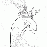 Sirena e la balena