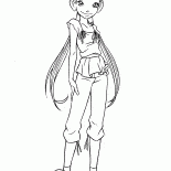 Hay Lin nel vestito città