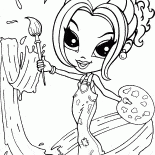 Ragazza artista