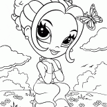 Ragazza di riposo