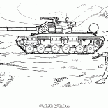 Carro armato sovietico su manovre