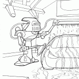 Robot su un dissipatore
