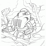 Robot segare un bosco