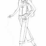 Barbie per una passeggiata