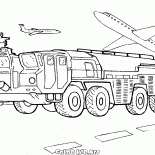 Fuoco auto aerodromo