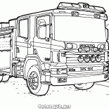 Camion dei pompieri Scania