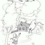 Gli uccelli volano verso sud