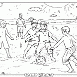 Calcio sulla spiaggia