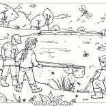 I bambini al lago