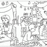 I bambini si preparano per il nuovo anno