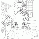 Sposa sulle scale