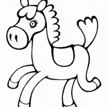 Cavallo di plastica