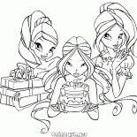 Winx e torta