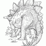 Dinosauro di spine affilate