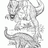 Tyrannosaurus caccia