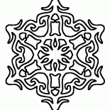 Fiocco di neve ornamento