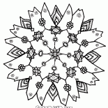 Fiocco di neve intricato