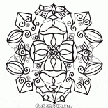 Fiocchi di neve sotto forma di figure