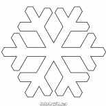 Il fiocco di neve più comune