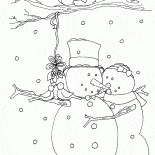 Due pupazzi di neve