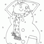 Uccelli Snowman alimentazione