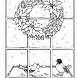 Neve fuori della finestra