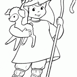 Tuta di Natale con agnello