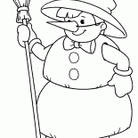 Costume Pupazzo di neve per un bambino