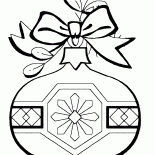 Addobbi per lalbero di Natale con un inchino