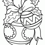 Una serie di palle di Natale