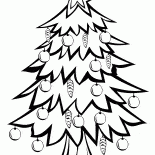 Albero di Natale per un nuovo anno